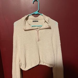 Knit tan sweater